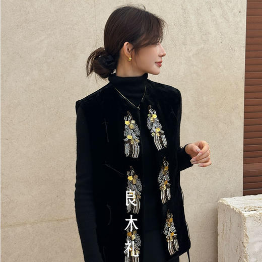 【特价不退换|现货】良木礼桑蚕丝马甲（2710） 商品图2