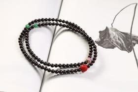 XYZT0742°印度小叶紫檀手串0.6*108