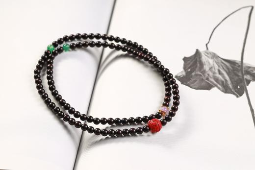 XYZT0742°印度小叶紫檀手串0.6*108 商品图0