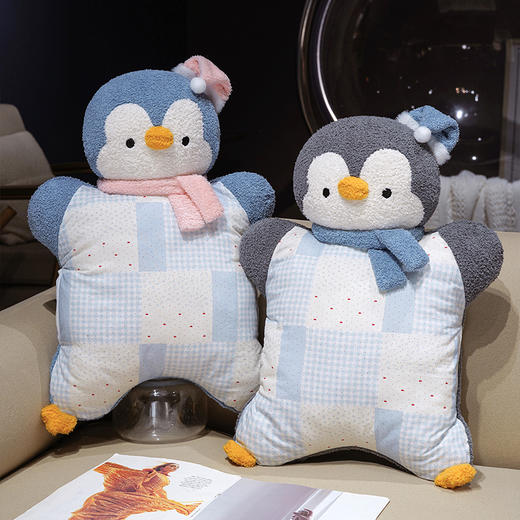 自然醒ins企鹅豆袋三用玩偶抱枕QYL 商品图10