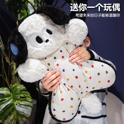 自然醒大眼仔刷花捏捏豆袋抱枕QYL 商品图5