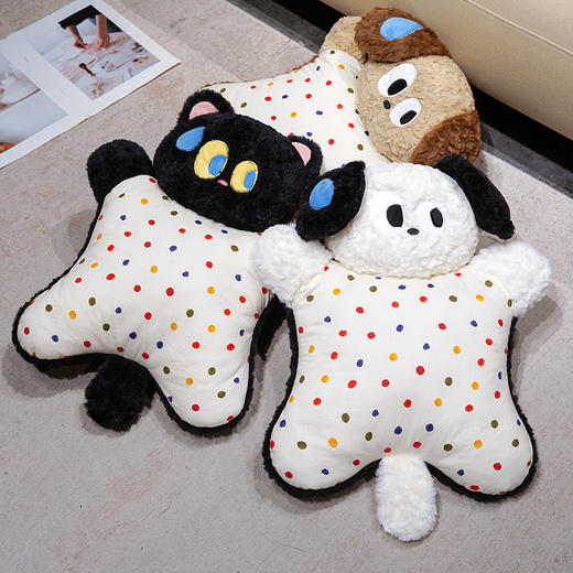 自然醒大眼仔刷花捏捏豆袋抱枕QYL 商品图14