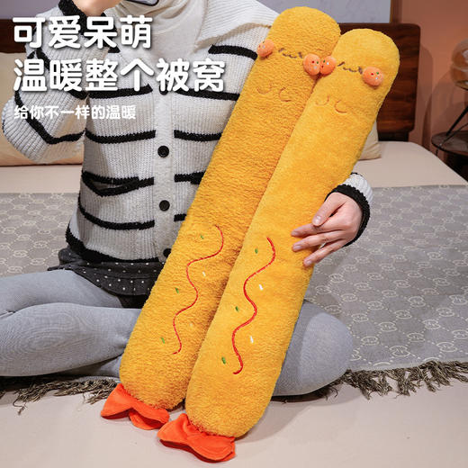 【换季出清】自然醒可爱炸虾注水长条热水袋QYL 商品图7