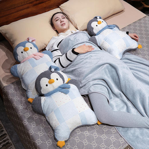 自然醒ins企鹅豆袋三用玩偶抱枕QYL 商品图12
