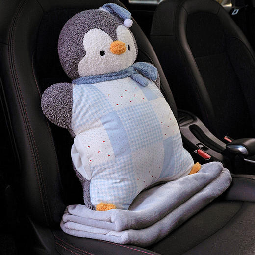 自然醒ins企鹅豆袋三用玩偶抱枕QYL 商品图13