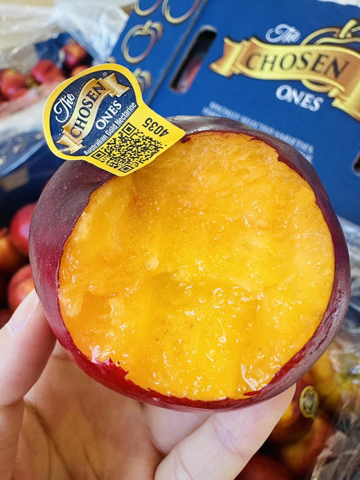 澳洲✈️金腰带黄肉油桃🍑。香甜爽口 😋水分超足。吃一口[色] 一种新鲜的感觉扑面而来 ！清甜 浓浓桃味儿，吃完满嘴的桃香💯 商品图2