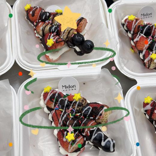 草莓圣诞树奶砖 | 下午茶甜品 商品图2