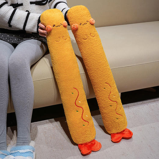 【换季出清】自然醒可爱炸虾注水长条热水袋QYL 商品图10