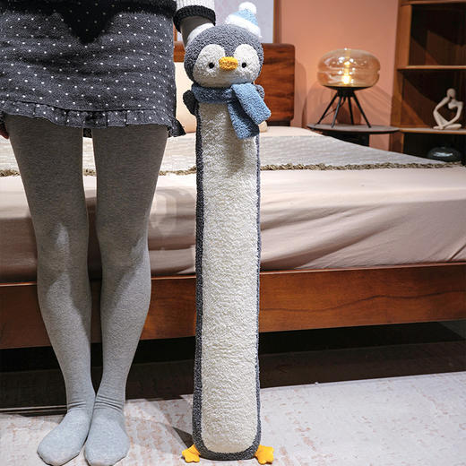 【换季出清】自然醒企鹅云朵绒注水长条热水袋QYL 商品图12