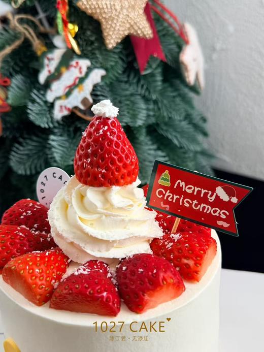 1027CAKE |   圣诞小可爱 草莓蛋糕 商品图1