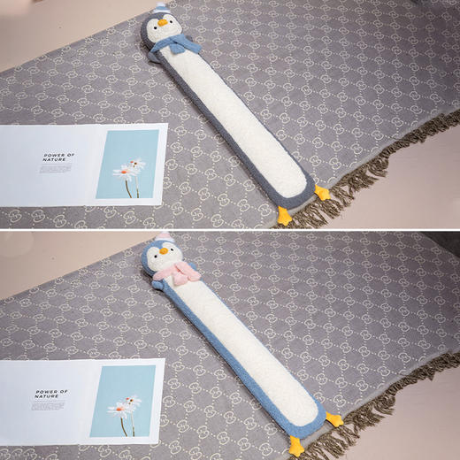 【换季出清】自然醒企鹅云朵绒注水长条热水袋QYL 商品图9