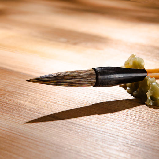 90年代“李福寿”老厂师傅精制石獾斗笔（一支） 商品图6