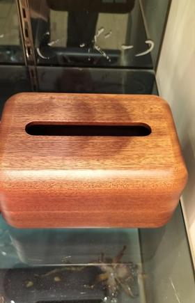 龙福刚果花梨面包纸巾盒