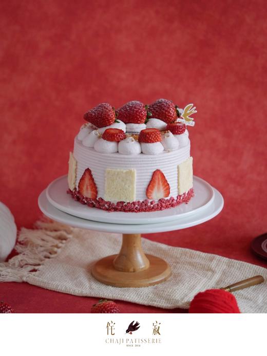 草莓奶皮子蛋糕 商品图3