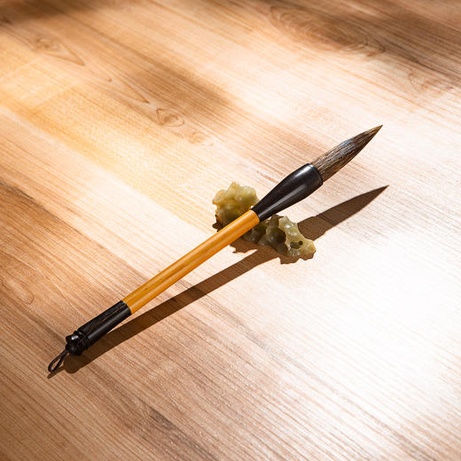 90年代“李福寿”老厂师傅精制石獾斗笔（一支） 商品图5