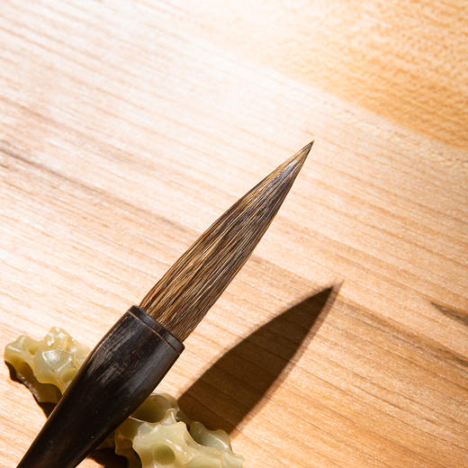 90年代“李福寿”老厂师傅精制石獾斗笔（一支） 商品图7