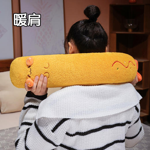 【换季出清】自然醒可爱炸虾注水长条热水袋QYL 商品图3