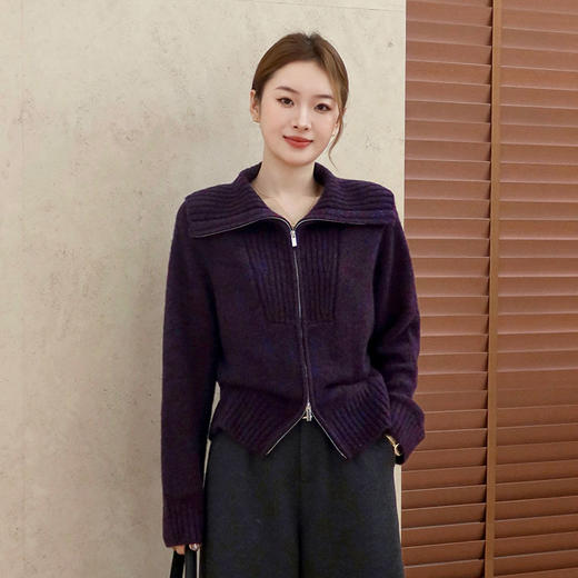 【特价不退换】【预售7天】良木礼丝羊绒开衫（D25102832F） 商品图3