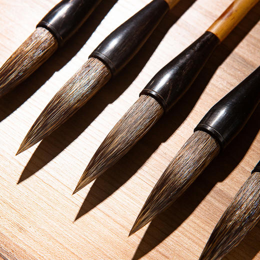 90年代“李福寿”老厂师傅精制石獾斗笔（一支） 商品图2