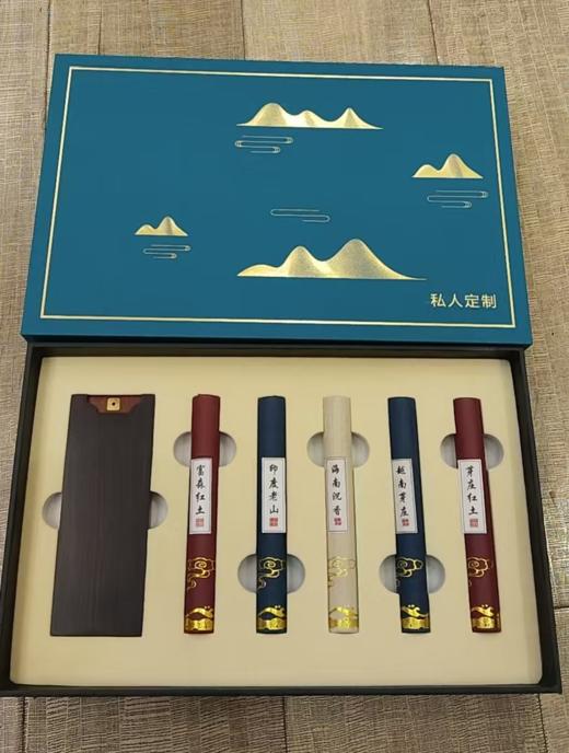 高端香礼套装-含5管短香（香插图案随机） 商品图0