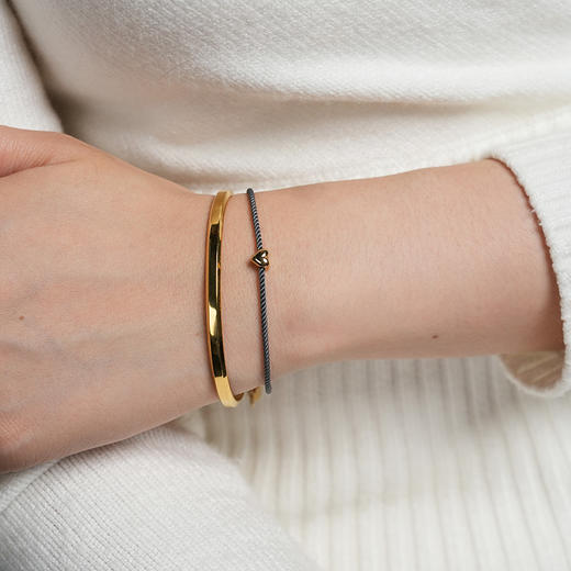 北京仓｜Skultuna-Heart Thread-灰褐色 爱心 吊坠 手链［瑞典设计师］ 商品图6