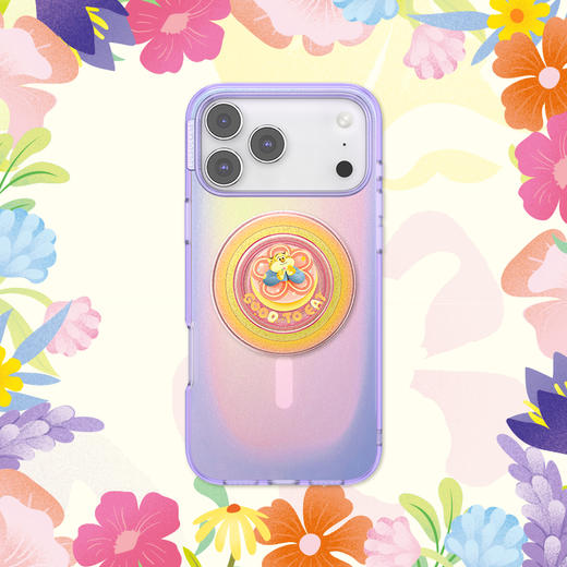 【疯狂动物城】豹警官甜甜圈 泡泡骚 x Zootopia 奇妙联动上线 POPGRIP泡泡骚手机粘贴式气囊支架 Graphic平面系列 粉色 商品图1