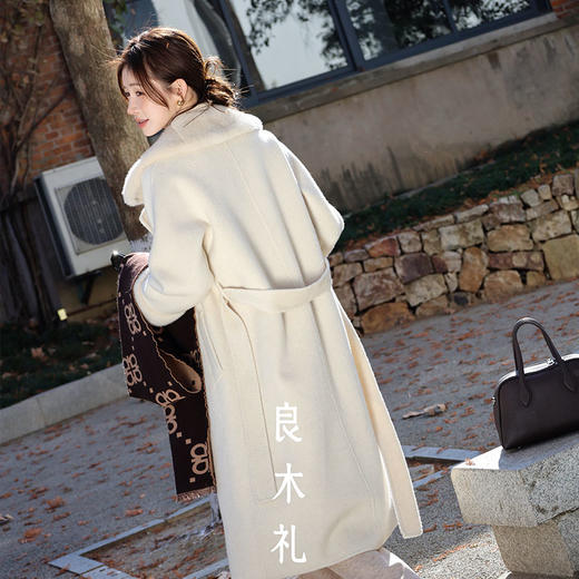 【特价不退换】【预售7天】良木礼山羊绒水貂大衣（D8208） 商品图2