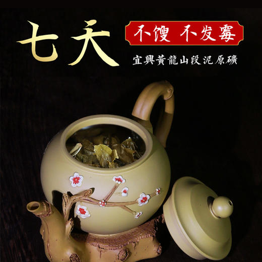 玄雕窑宜兴功夫紫砂壶纯手工全手工原矿泡茶壶茶具套装家用招财进宝段泥紫砂壶 商品图1