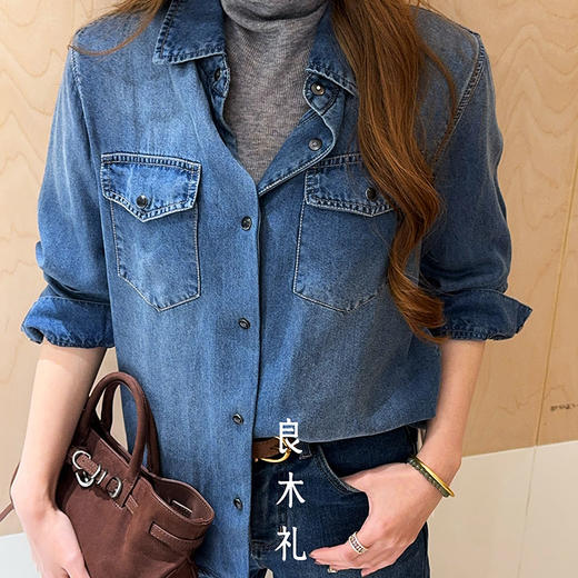 【预售7天】良木礼牛仔衬衫（1170） 商品图3