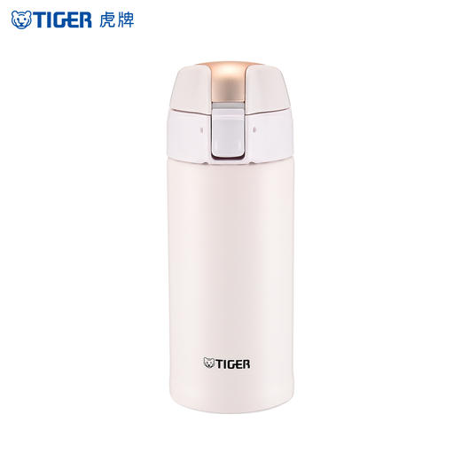 TIGER 虎牌 两用型 不锈钢真空杯 MMT-B35C PV 奶油白 350ml 商品图0
