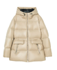 朗姿 【匈牙利白鹅绒】 亮面连帽收腰中长羽绒服LCGD98OYC007 商品缩略图9
