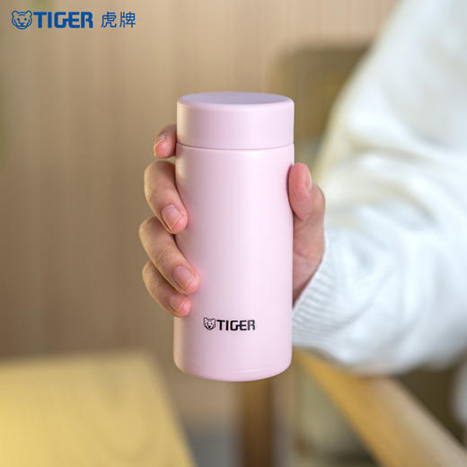 TIGER 虎牌 轻量型不锈钢真空杯 MMP-W20C PP 贝壳粉 200ml 商品图1