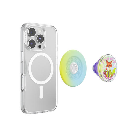 【疯狂动物城】尼克画像·MagSafe圆啪嗒 泡泡骚 x Zootopia 奇妙联动上线 MAGSAFE磁吸手机气囊支架 Round圆啪嗒系列 蓝色 商品图3