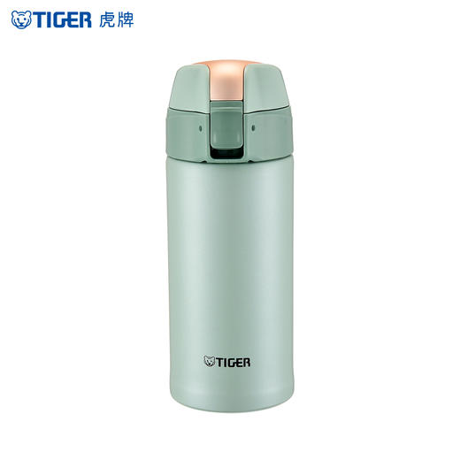 TIGER 虎牌 两用型 不锈钢真空杯 MMT-B35C GM 薄荷绿 350ml 商品图0