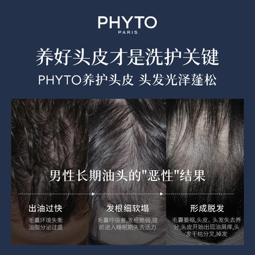 PHYTO 发朵 男士力扬洗发水 250ml 商品图3