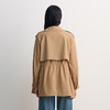 EITIE爱特爱单片挡风片不对称设计收腰显瘦英伦风中长款风衣8504203 商品缩略图4