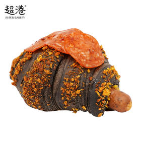 萨拉米辣椒香肠可颂