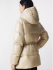 朗姿 【匈牙利白鹅绒】 亮面连帽收腰中长羽绒服LCGD98OYC007 商品缩略图4