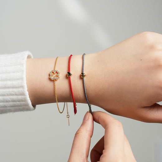 北京仓｜Skultuna-Heart Thread-红色 爱心 吊坠 手链［瑞典设计师］ 商品图9