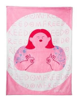 【积分兑换随单礼】奶糖派空调毯（约139cmX107cm）（不包邮，随内衣发出）