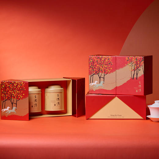 驰光二小（含罐含提袋）/（年份茶）四季安尚乌龙100g+黑制小沱茶100g 商品图0