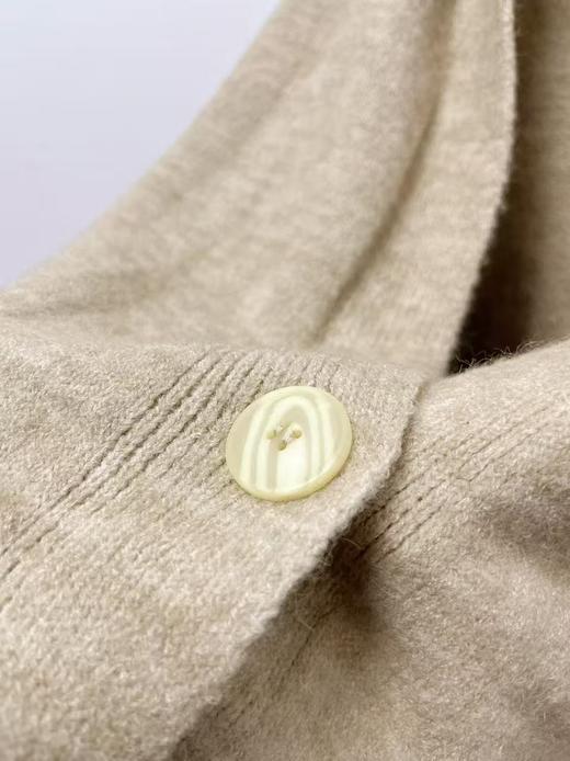 女神节2026促→自营【超美针织衫】M29连帽针织长款慵懒风针织开衫毛衣-喜出 商品图2