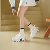 Westory2026年春季厚底白色老爹鞋擦脏做旧复古系带潮酷运动鞋W26AM50241 商品缩略图2
