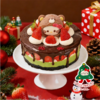 圣诞萌萌Kitty·草莓生巧蛋糕 商品缩略图0