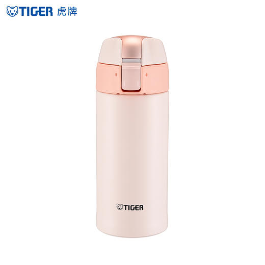 TIGER 虎牌 两用型 不锈钢真空杯 MMT-B35C DF 裸橘粉 350ml 商品图0
