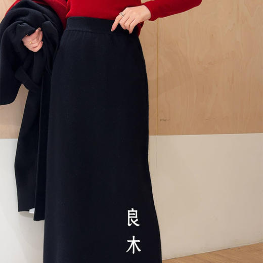 【特价不退换】【预售7天】良木礼绵羊毛休闲半裙（D251102760F） 商品图2