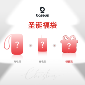 倍思 12月圣诞充电类惊喜福袋（189元3件）