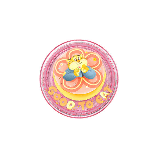 【疯狂动物城】豹警官甜甜圈 泡泡骚 x Zootopia 奇妙联动上线 POPGRIP泡泡骚手机粘贴式气囊支架 Graphic平面系列 粉色 商品图2