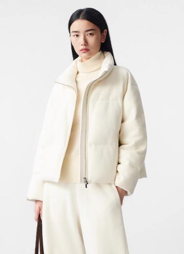 朗姿 【匈牙利鹅绒】短款白色羽绒服LCGD98OHC013 商品图0