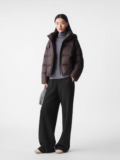 朗姿 【匈牙利鹅绒】立领轻薄连帽蓬松高端羽绒服LCGD98OHC022 商品图2